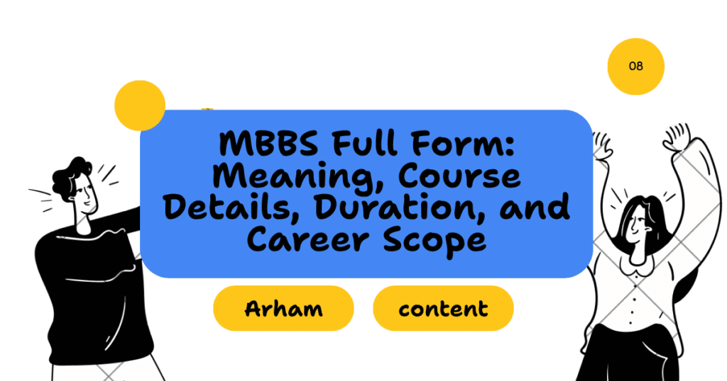 MBBS Full Form: Meaning, Course Details, Duration, and Career Scope