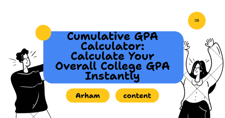 Cumulative GPA Calculator: Calculate Your Overall College GPA Instantly