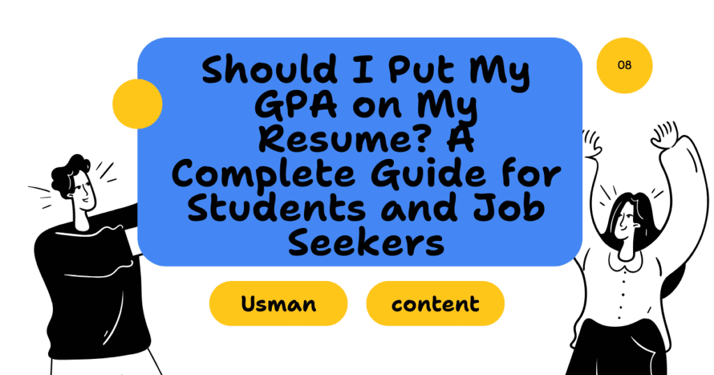 Should I Put My GPA on My Resume?