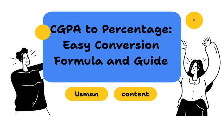 CGPA to Percentage: Easy Conversion Formula and Guide