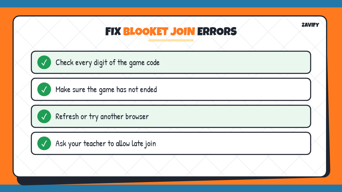 How to fix Blooket join errors