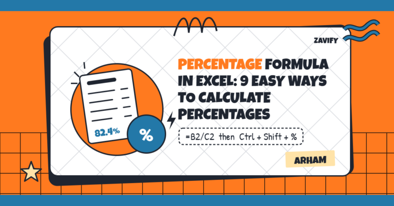 Percentage Formula in Excel: 9 Easy Ways to Calculate Percentages