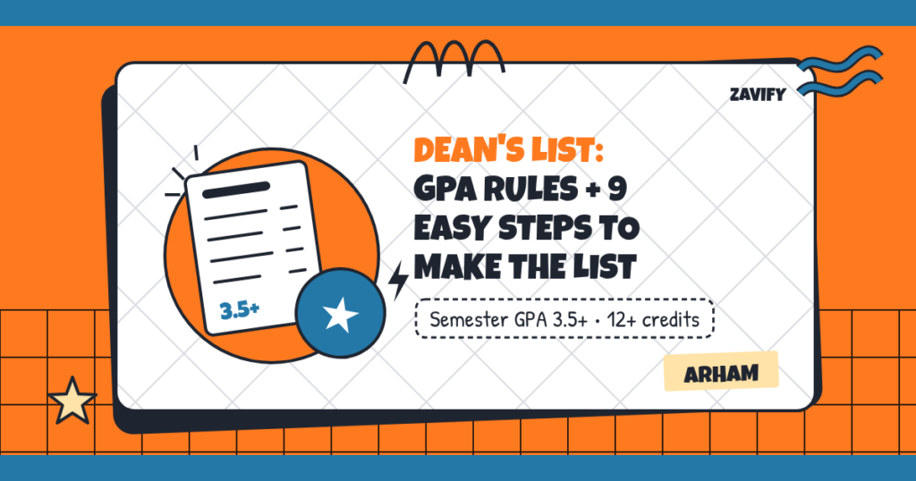 Dean's list GPA requirements and how to make it